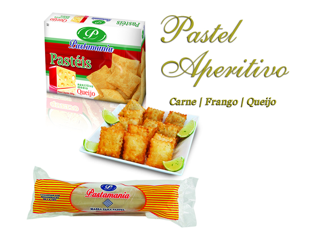 Pastel aperitivo (Sabores Carne / Queijo / Frango)
